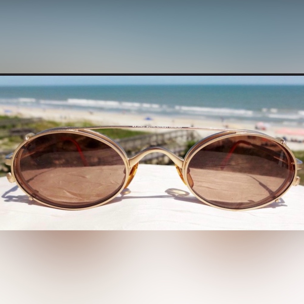 Giorgio Armani Clip on Sunglasses Oval Frame 122 727 49 43 140